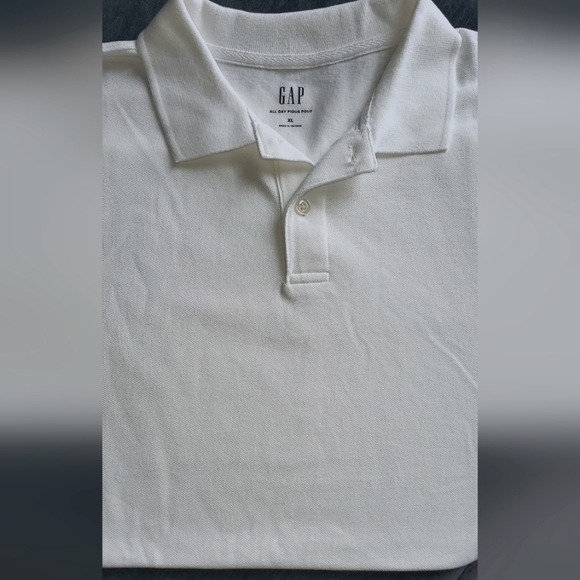 GAP Stretch Pique Polo Shirt, XL NEW - Picture 3 of 6